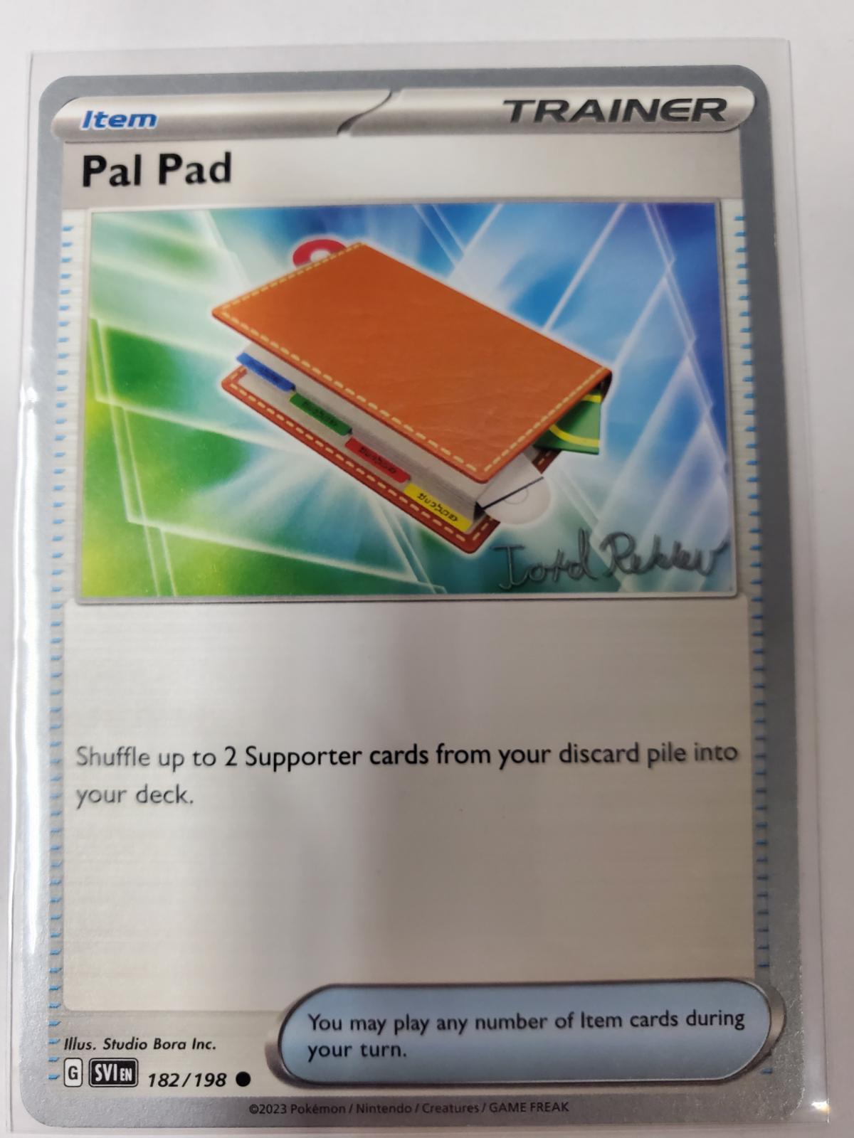 World Championships 2023 Pal Pad Pokémon card